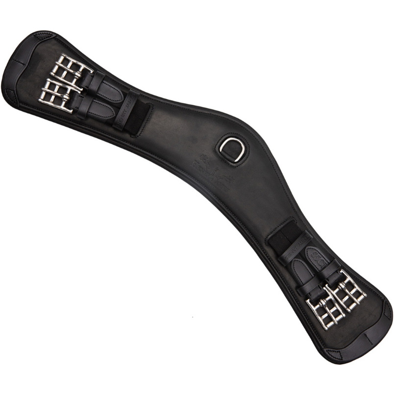 2025 Henry James Saddlery Athletic Anatomic Short Girth GRTH-04-SHT - Black